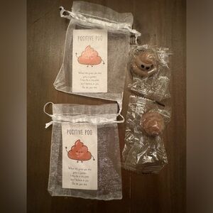 Positive Poo (2 set) funny gift